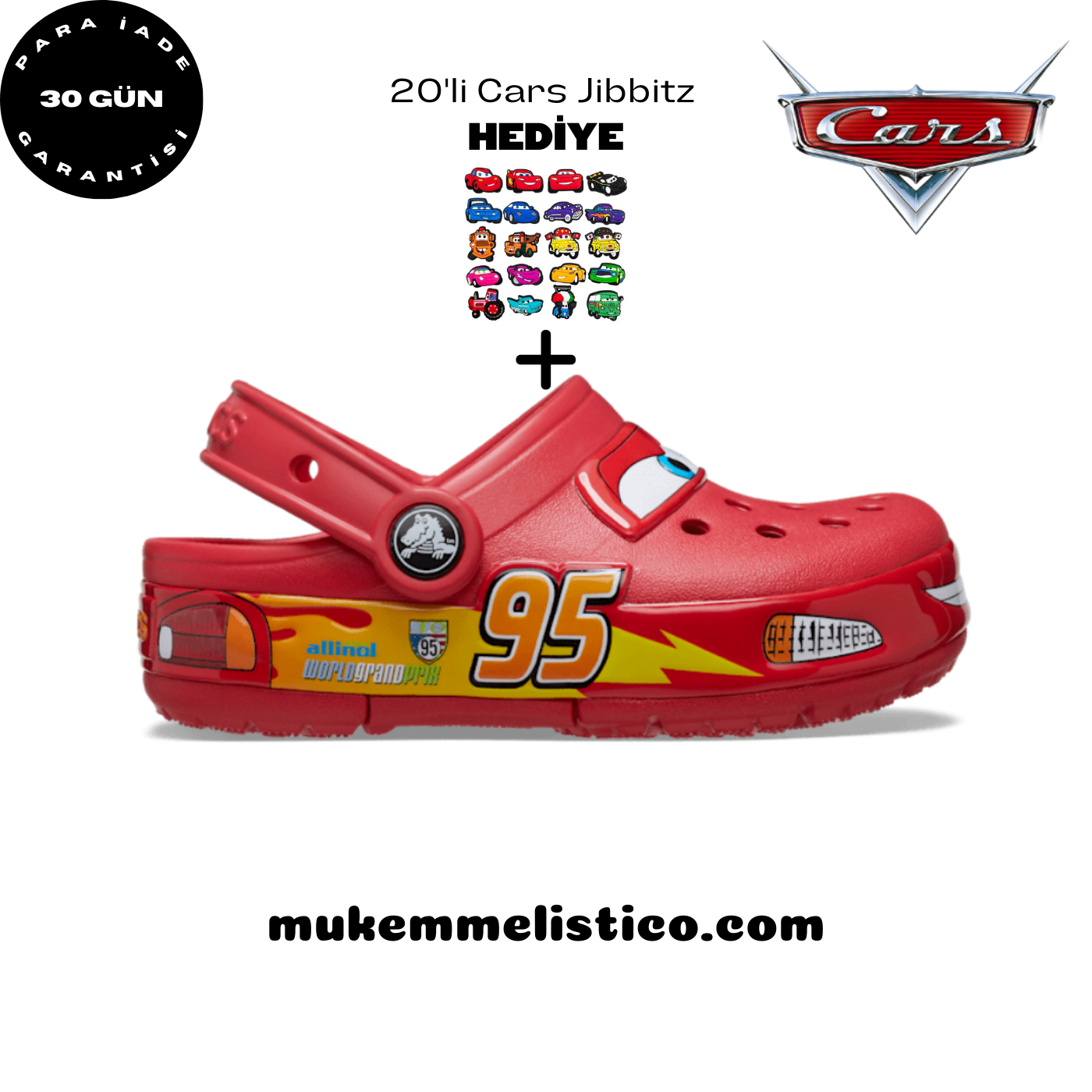 Işıklı Çocuk McQueen Crocs™